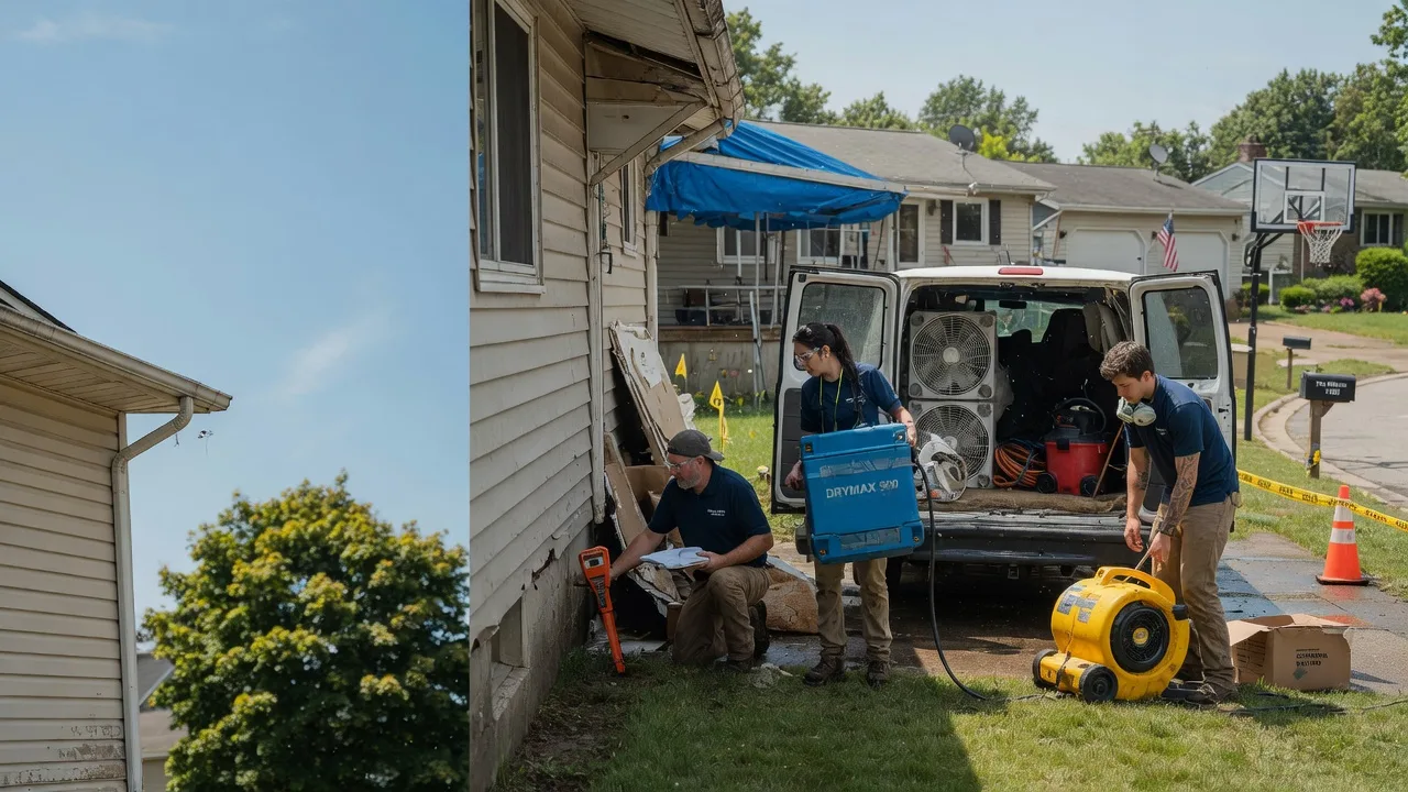 Ceiling Leak Cleanup in Lindenwood, IL near me